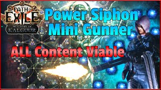 MINI GUNNER Power Siphon Trickster is INSANE🪄Endgame Update Build Guide  Path of Exile 325 [upl. by Akerue]