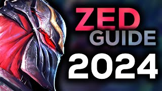 THE ONLY ZED GUIDE YOU WILL NEED TO CLIMB IN 2024 [upl. by Yaffit148]