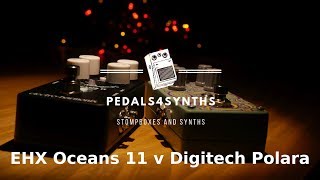 Pedals4Synths  Reverb Battle  EHX Oceans 11 v Digitech Polara wStudio ElectronicsRoland SE02 [upl. by Nigen]