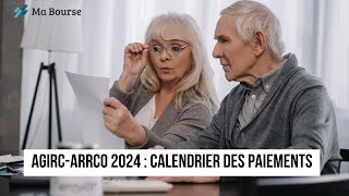 AgircArrco 2024  Calendrier des Paiements [upl. by Viglione]