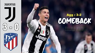 Hattrick CRonaldo Juventus Vs Atletico Madrid 30 Champion 2019  Highlight Full HD [upl. by Reibaj983]