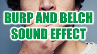 Burp and Belch Sound Effect  Human Burp [upl. by Parry]