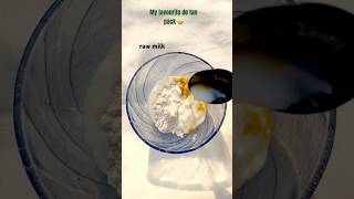 easiest diy tan removal 🤫 shorts shortsfeed skincare trending diy [upl. by Lemert]