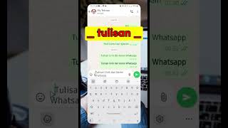 Cara Membuat Tulisan Unik Di Whatsapp Shorts wa trikwhatsapp [upl. by Mcdougall]