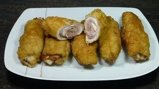 Flamenquines  Receta casera fácil [upl. by Infield]