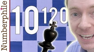 How many chess games are possible  Numberphile [upl. by Massimo489]