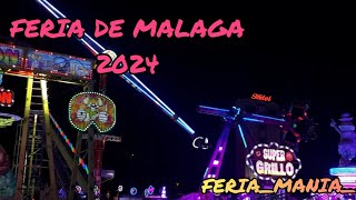 ATRACCIONES FERIA DE MALAGA 2024 [upl. by Ilrac]