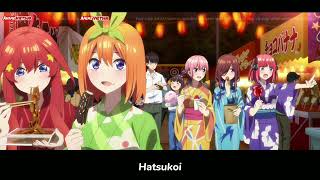 Gotoubun no Hanayome All Song Season 1  2 Movie TV Special [upl. by Ahsienek]