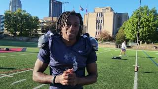 Duquesne Football WR Tedy Afful 10924 [upl. by Arst]