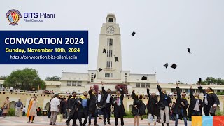 Convocation 2024 BITS Pilani  Pilani Campus [upl. by Lehcear]