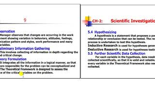 Lecture5  HypotheticDeductive method Explain 7 seven steps Process of Scientific Investigation [upl. by Notsirk]