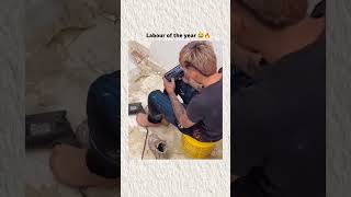 Labour of the year 😂🔥🔥 viralvideo construction ytshorts civil funny explore foryou fyp yt [upl. by Gerianna407]