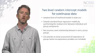 Multilevel Models Random Intercept Models  Ian BruntonSmith [upl. by Theodoric916]