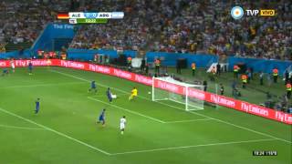 Gol de gotze Alemania 10 argentina [upl. by Wolsniw]