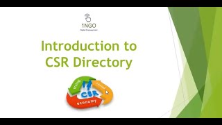 Introduction to CSR Directory in Telugu [upl. by Reni]