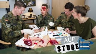 11 Auf Stube Schminken um Leben zu retten – die Wunddarsteller der Bundeswehr [upl. by Neyud443]