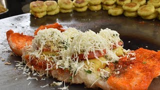 CHEESE LOADED PATTICE PAV  Desi Indian Burger  Indian Street Food [upl. by Carr937]