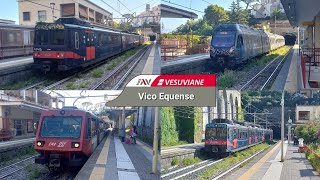 Circumvesuviana  Stazione di Vico Equense [upl. by Htrag]