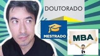 🔴 Qual a diferença entre especialização mestrado e doutorado [upl. by Aihseym]