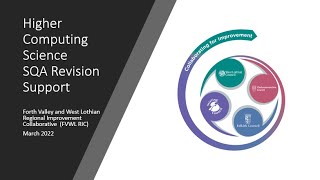 FVWL RIC Higher Computing Science SQA Supported Study [upl. by Asha]