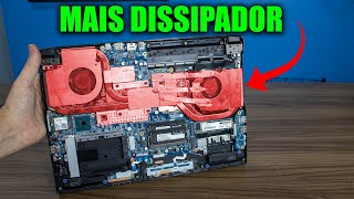 INSTALEI MAIS DISSIPADORES DENTRO DO NOTEBOOK ISSO DÁ CERTO [upl. by Leoine997]