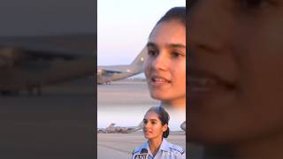 IAF🇮🇳✈️👮 Status🔥 VideoFirst Female flying officer Avani Chaturvedi ❤ airforce shortvideo video [upl. by Nilok]