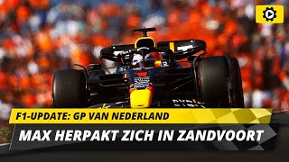 F1update Verstappen laat Zandvoort juichen met pole kan Ferrari terugslaan [upl. by Edva373]