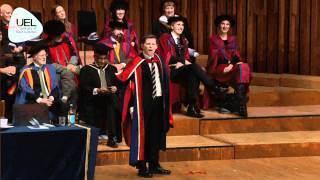 Lee Evans citation and speech from University of East Londons Graduation ceremony 2010 [upl. by Ricketts469]