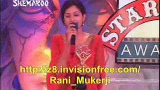 shreya ghoshal at stardust 2003httpz8invisionfreecomRaniMukerji [upl. by Enael497]