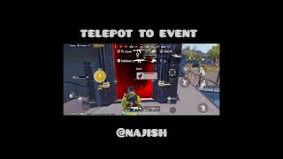 TELEPORT TO EVENT 😳 pubgmobile pubg shorts [upl. by Yhtak]