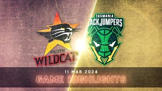 NBL Mini Tasmania JackJumpers vs Perth Wildcats Semifinals Game 2  Extended Highlights [upl. by Bartolemo]