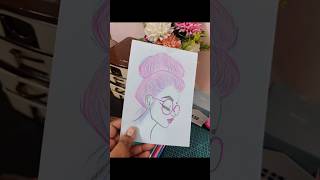 day2730drawing shortvideo shorts short daily dailyart art artist easy face beginners [upl. by Esbenshade]