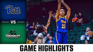 Pitt vs Binghamton Game Highlights  202425 ACC Womens Basketball [upl. by Eanar]