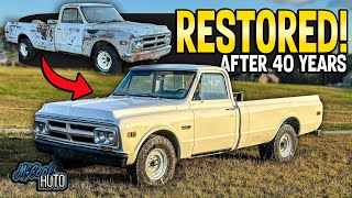 40 Years Later I Restored My Grandfathers GMC Truck [upl. by Eyma995]