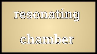 Resonating chamber Meaning [upl. by Boothman199]