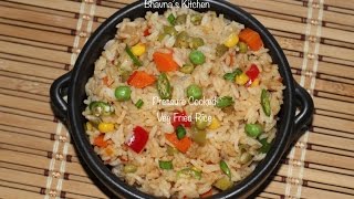 Pressure Cooked Veg Fried Rice Video Recipe  Quickest Instantly  Bhavnas Kitchen [upl. by Wiener]