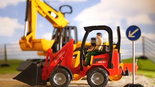 Bruder Schaeffer Compact Loader 2630 in action [upl. by Alonzo521]