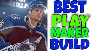 The Updated Best Playmaker Build in NHL 22 EASHL [upl. by Stinson829]