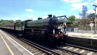 61306 Mayflower passes through Datchet 8621 [upl. by Flavian]