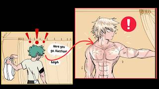 Bakudeku  Dekus A Day in the Life of Our Couple  Surprises 💥❤️ English Comic Dub [upl. by Repsac602]