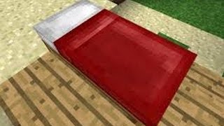 Como hacer una cama en Minecraft ¡Muy Facil [upl. by Endor529]