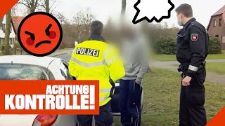 quotIch raste gleich ausquot AGGRESSIVER Fahrer verweigert Drogentest 13 Kabel Eins Achtung Kontrolle [upl. by Notsgnal]