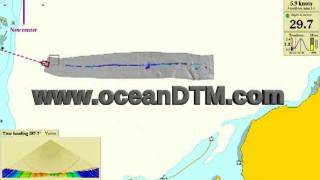 Midwater pipeline mapped in Olex oceandtmcom Demo [upl. by Lamaj]