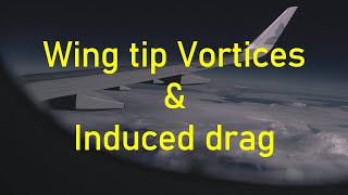 What is Induced Drag in aircraft  Wing tip Vortex  Downwash  Lift Induced Drag [upl. by Delia]