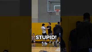 TRASH TALKER starts FIGHT N gets EXPOSED FULL VID OUT NOW viralshort basketball basketballshorts [upl. by Teresina85]