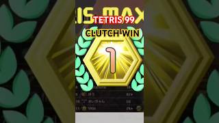 TETRIS 99 CLUTCH WIN shorts tetris [upl. by Acinomahs]