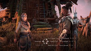 Horizon Zero Dawn Remastered  Nora Hunting Grounds Blast Wire Trial Blazing Sun [upl. by Nollat991]