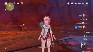 Yae Miko gameplay  4k resolution Genshin Impact [upl. by Vacla]