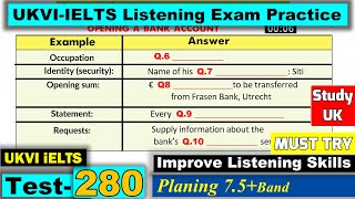 UKVI IELTS Listening Practice Test 2023 With Answers  Test  280 [upl. by Lorain120]