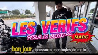 Marc révise la vérification du permis moto A2 [upl. by Florina]